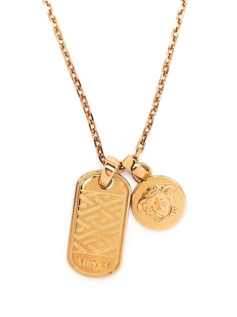 versace tag chain|Versace necklace brands.